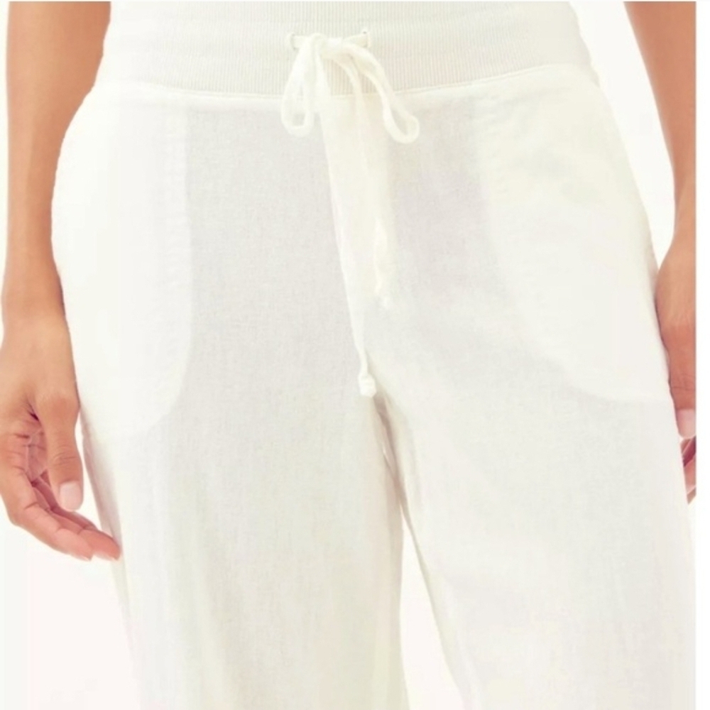 Urban Outfitters Wide Leg Linen Blend Pants Size Medium NWT - Picture 4 of 11